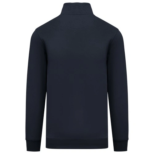 Sudadera ecorresponsable de cuello alto con cremallera hombre