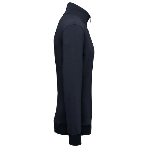 Sudadera ecorresponsable de cuello alto con cremallera hombre