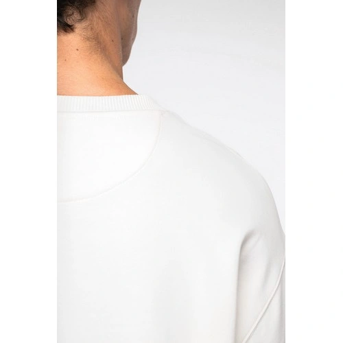 Sudadera ecorresponsable cuello redondo y hombros caídos French Terry unisex