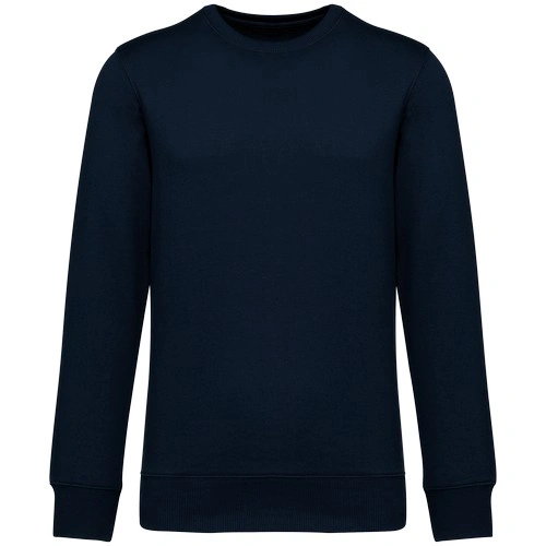 Sudadera ecorresponsable cuello redondo y hombros caídos French Terry unisex