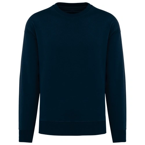 Sudadera cuello redondo oversize unisex