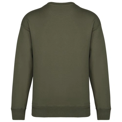 Sudadera cuello redondo oversize unisex