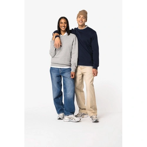 Sudadera ecorresponsable cuello redondo unisex