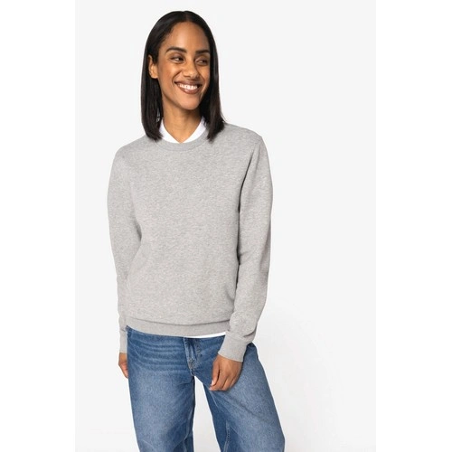 Sudadera ecorresponsable cuello redondo unisex