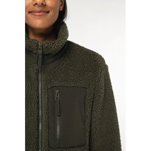 Chaqueta ecorresponsable de sherpa unisex