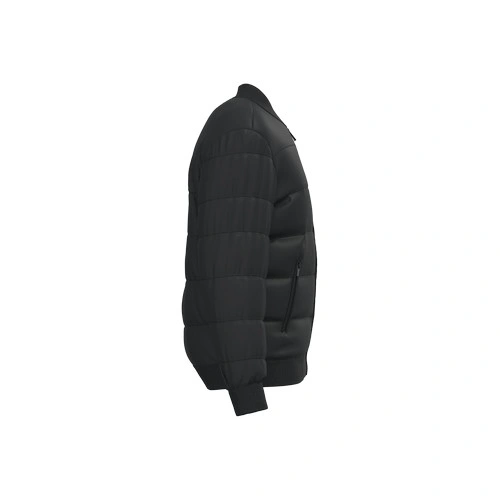 Chaqueta acolchada ecorresponsable con cuello tipo beisbolera unisex