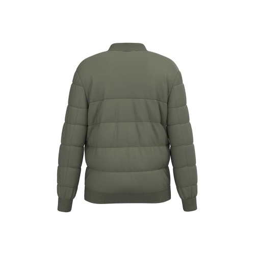 Chaqueta acolchada ecorresponsable con cuello tipo beisbolera unisex