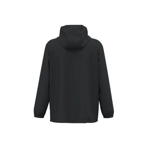 Chaqueta cortavientos impermeable ecorresponsable 1/4 cremallera unisex
