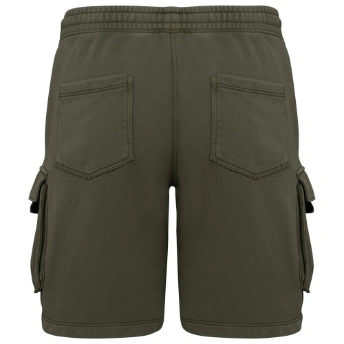 Short cargo ecorresponsable efecto lavado French Terry hombre
