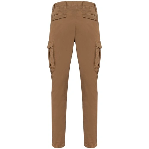 Pantalón cargo ecorresponsable efecto lavado hombre