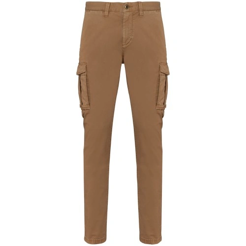 Pantalón cargo ecorresponsable efecto lavado hombre