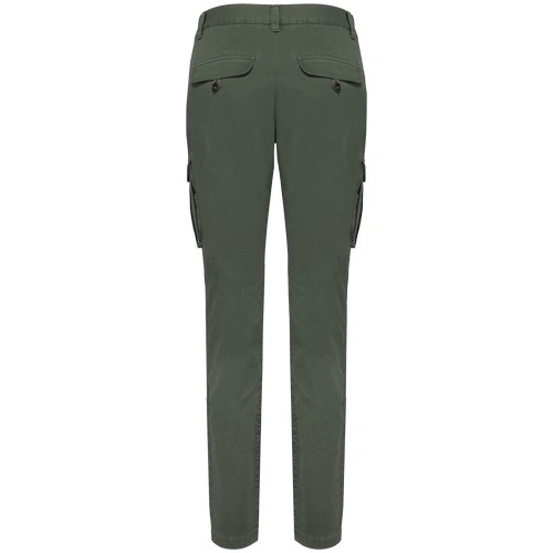 Pantalón cargo ecorresponsable efecto lavado mujer