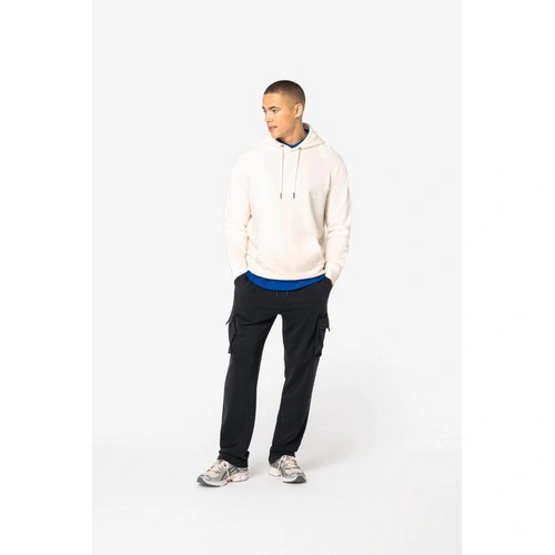 Pantalón tipo cargo ecorresponsable efecto lavado French Terry hombre