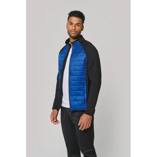 Chaqueta deporte bimaterial unisex