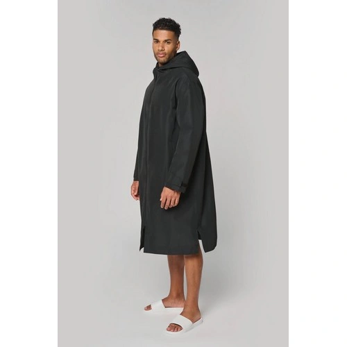 Parka larga con forro de sherpa unisex