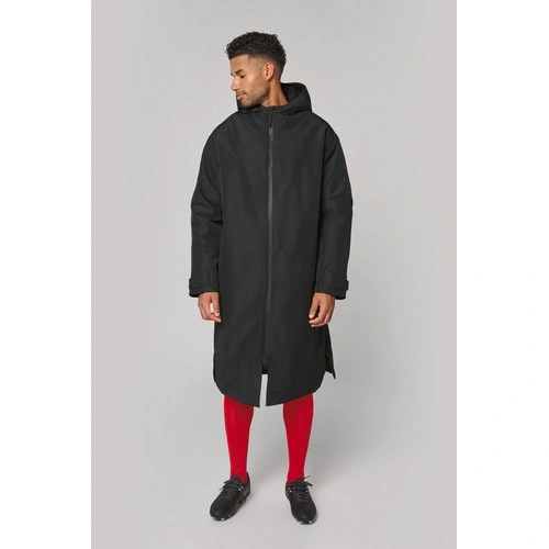 Parka larga con forro de sherpa unisex