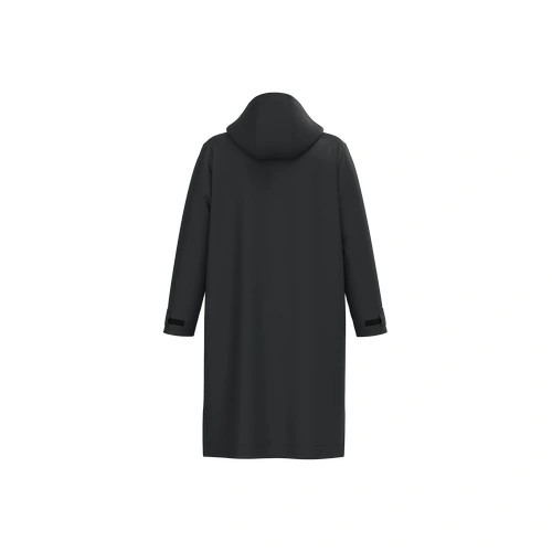 Parka larga con forro de sherpa unisex