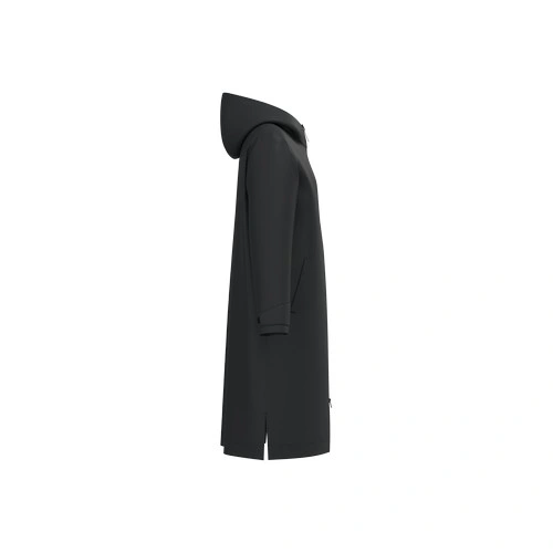 Parka larga con forro de sherpa unisex