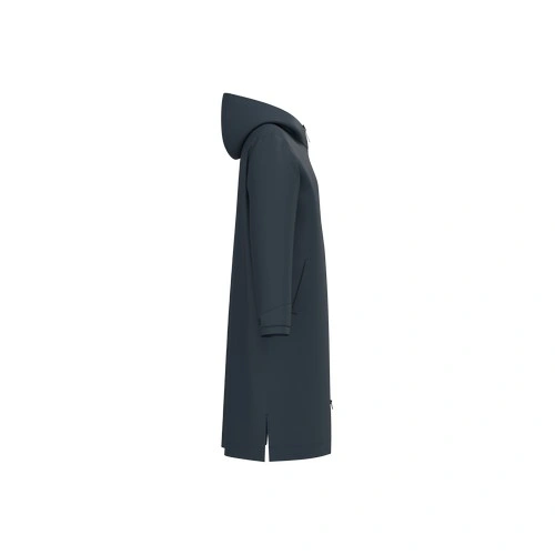 Parka larga con forro de sherpa unisex