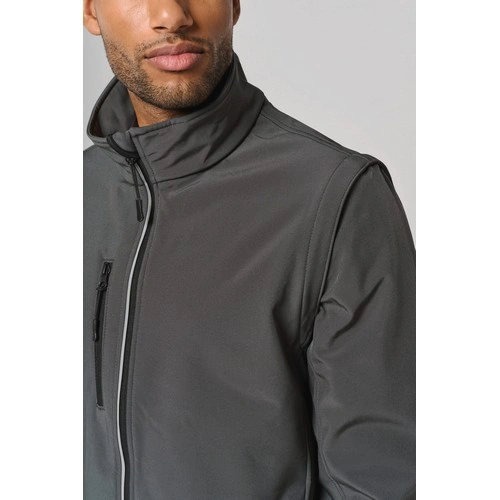 Chaqueta softshell con mangas amovibles unisex
