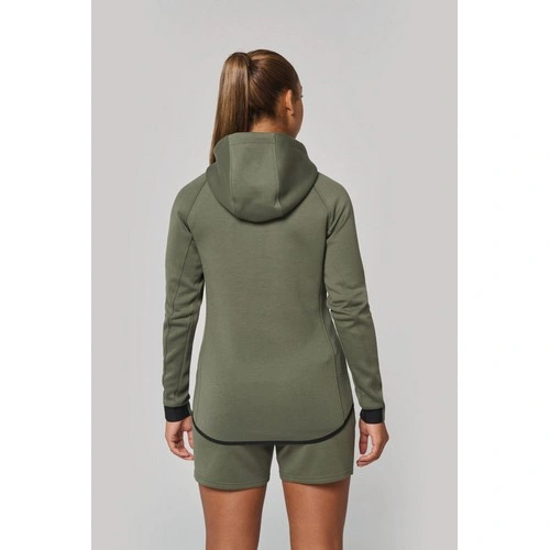 Chaqueta de chándal performance con capucha mujer