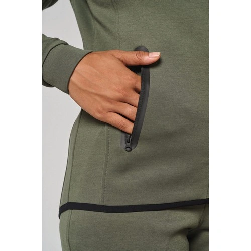 Chaqueta de chándal performance con capucha mujer