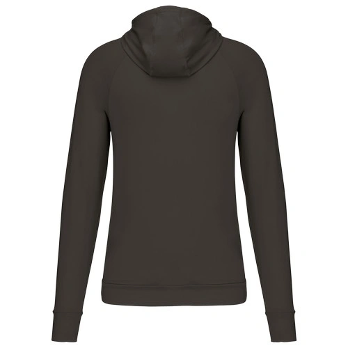 Sudadera deportiva capucha 1/4 cremallera unisex