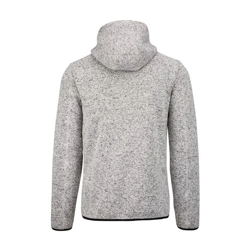 Chaqueta jaspeada con capucha hombre