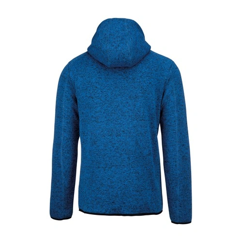 Chaqueta jaspeada con capucha hombre