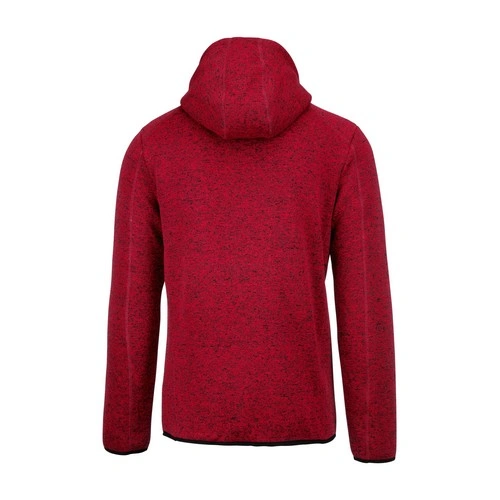 Chaqueta jaspeada con capucha hombre