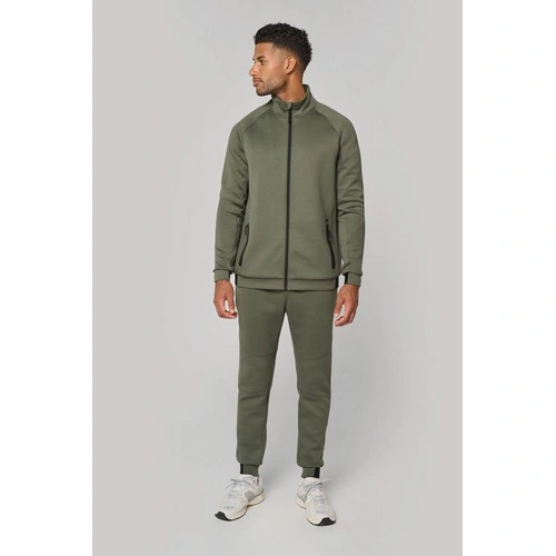Chaqueta cuello alto hombre