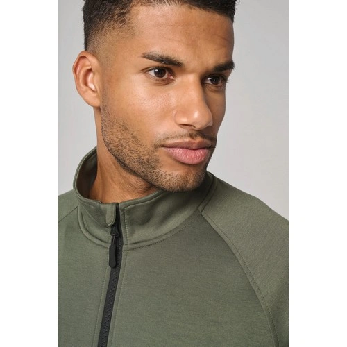 Chaqueta cuello alto hombre