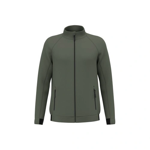 Chaqueta cuello alto hombre