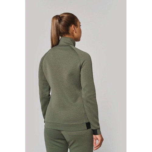 Chaqueta cuello alto mujer