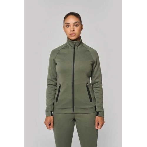 Chaqueta cuello alto mujer