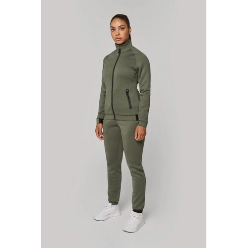Chaqueta cuello alto mujer