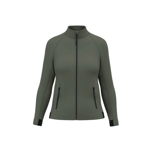 Chaqueta cuello alto mujer