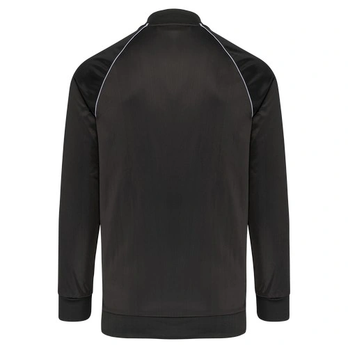 Chaqueta de deporte con cremallera y ribete - Unisex