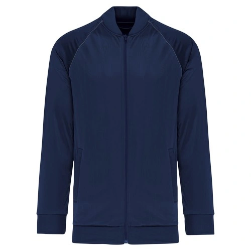 Chaqueta de deporte con cremallera y ribete - Unisex