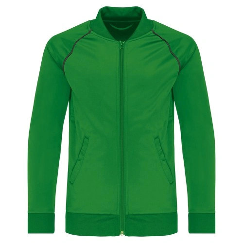 Chaqueta de CHÁNDAL con cremallera y ribete niños