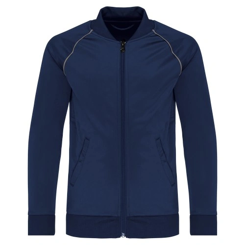 Chaqueta de CHÁNDAL con cremallera y ribete niños