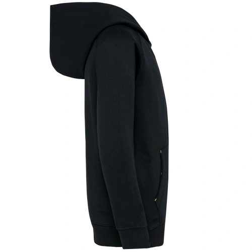Chaqueta cremallera y capucha infantil