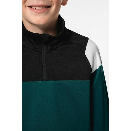 Sudadera de entrenamiento 1/4 de cremallera infantil