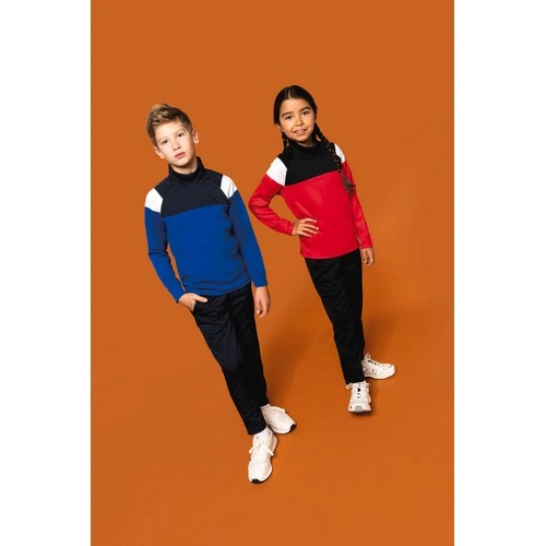 Sudadera de entrenamiento 1/4 de cremallera infantil