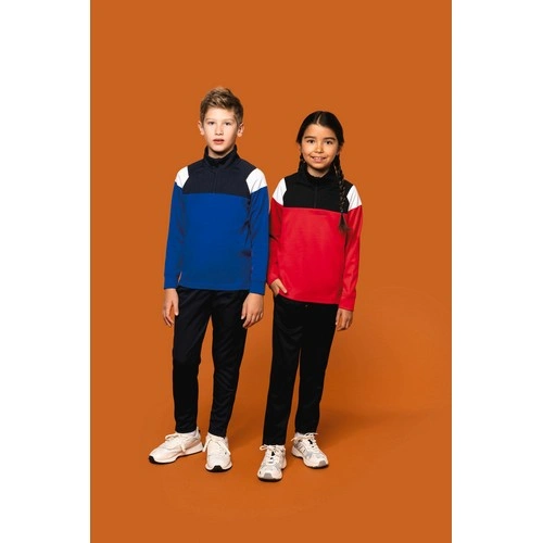 Sudadera de entrenamiento 1/4 de cremallera infantil