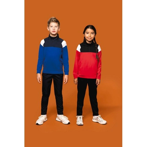 Sudadera de entrenamiento 1/4 de cremallera infantil