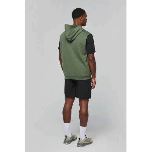 Sudadera con capucha sin mangas unisex br/