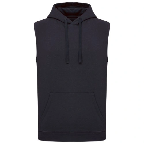 Sudadera con capucha sin mangas unisex br/