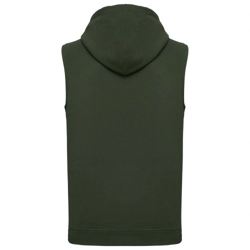 Sudadera con capucha sin mangas unisex br/