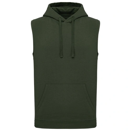 Sudadera con capucha sin mangas unisex br/